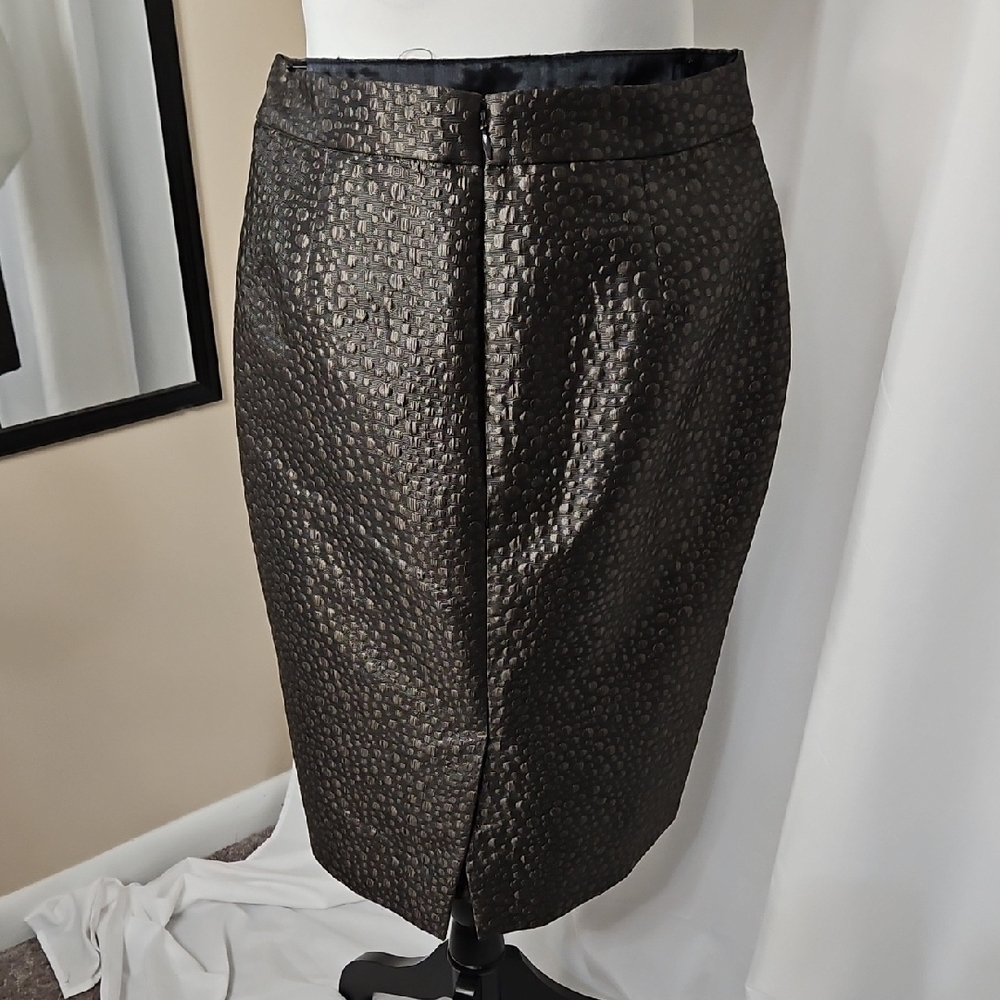 J. Crew Black Textured Pencil Skirt - Picture 4 of 6